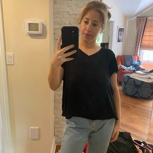 Black tee